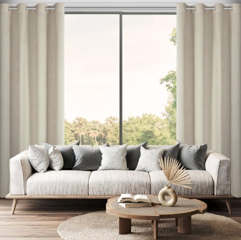 ZASŁONA GOTOWA VANI 140 X 250 CM JASNOBEŻOWY