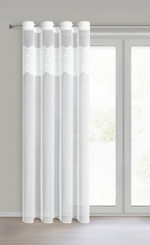 FIRANA GOTOWA AFRODYTA 140 X 250 CM BIAŁY