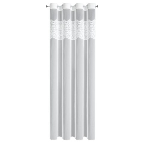 FIRANA GOTOWA AFRODYTA 140 X 250 CM BIAŁY