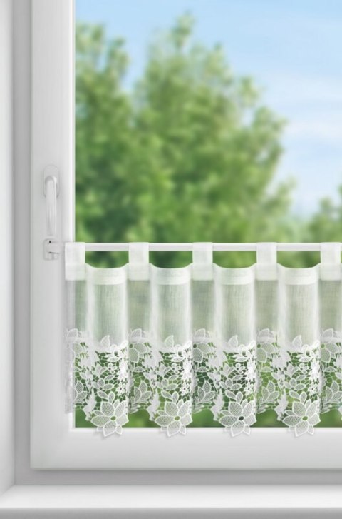 FIRANA GOTOWA ARTEMIDA NA SZELKACH 150 X 40 CM BIAŁY