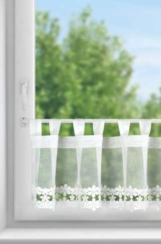 FIRANA GOTOWA KAJA NA SZELKACH 150 X 40 CM BIAŁY