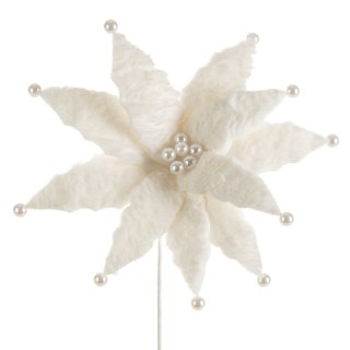 KWIAT ŚWIĄTECZNY 271 34 X 60 CM BIAŁY