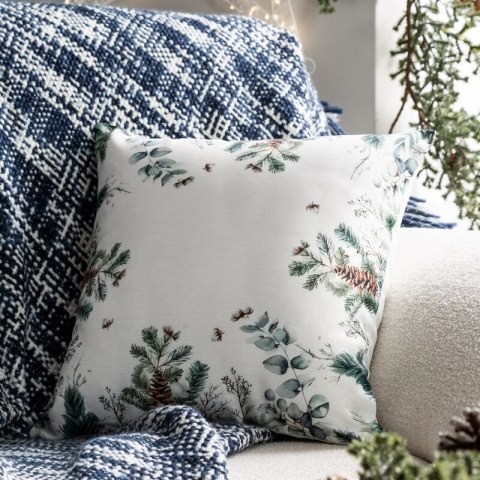 POSZEWKA ŚWIĄTECZNY 247 45 X 45 CM BIAŁY