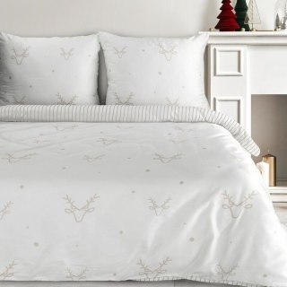 ŚWIĄTECZNY KOMPLET POŚCIELI BOSQUE 220 X 200 CM BIAŁY