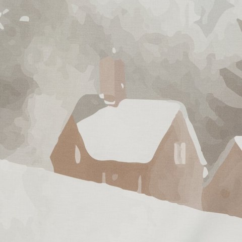 ŚWIĄTECZNY KOMPLET POŚCIELI INVERNO 140 X 200 CM BIAŁY