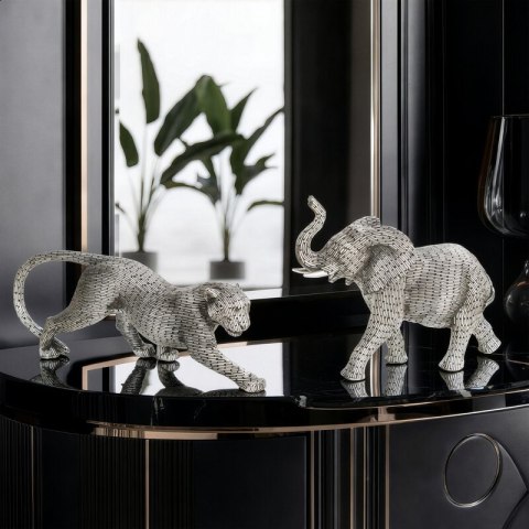 FIGURKA DEKORACYJNA ZURI 27 X 10 X 21 CM SREBRNY