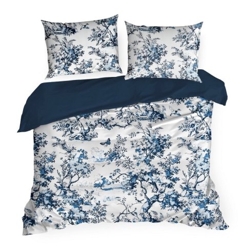 KOMPLET POŚCIELI SATYNOWEJ SPRING 86 140 X 200 CM BIAŁY