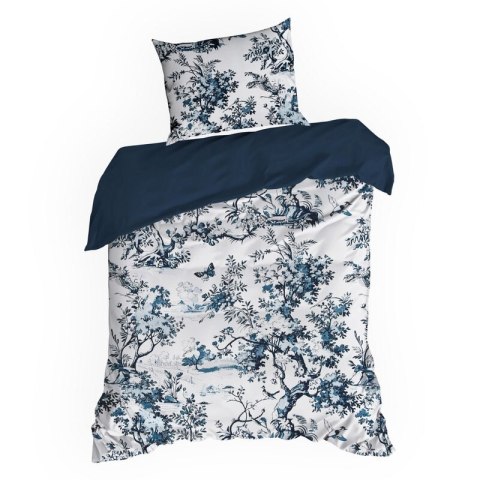 KOMPLET POŚCIELI SATYNOWEJ SPRING 86 140 X 200 CM BIAŁY