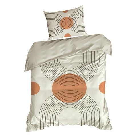 KOMPLET POŚCIELI SATYNOWEJ SPRING 87 160 X 200 CM BIAŁY