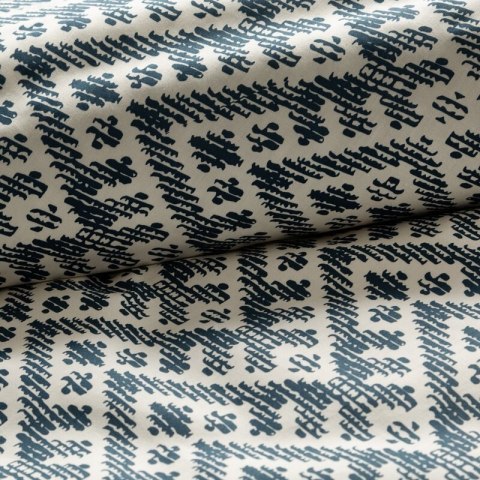 KOMPLET POŚCIELI SATYNOWEJ SPRING 98 140 X 200 CM GRANATOWY