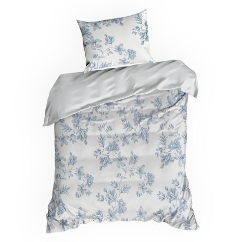 KOMPLET POŚCIELI SATYNOWEJ SPRING 99 140 X 200 CM BIAŁY