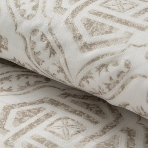 KOMPLET POŚCIELI SATYNOWEJ SPRING100 140 X 200 CM CIEMNOBEŻOWY