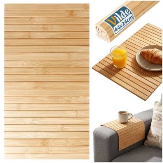 MATA PODKŁADKA BAMBUSOWA ZWIJANA NA STÓŁ OPARCIE SOFY 139456