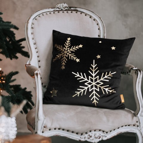 POSZEWKA ŚWIĄTECZNY 237 45 X 45 CM CZARNY