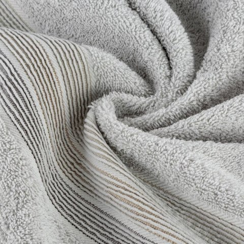 RĘCZNIK VERANO (02) 50 X 90 CM SREBRNY