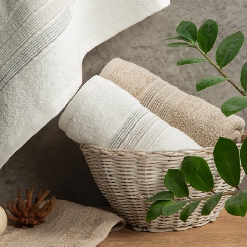 RĘCZNIK VERANO (03) 30 X 50 CM BEŻOWY