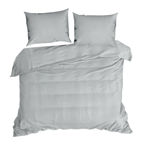 KOMPLET POŚCIELI MUSLIN 140 X 200 CM SREBRNY