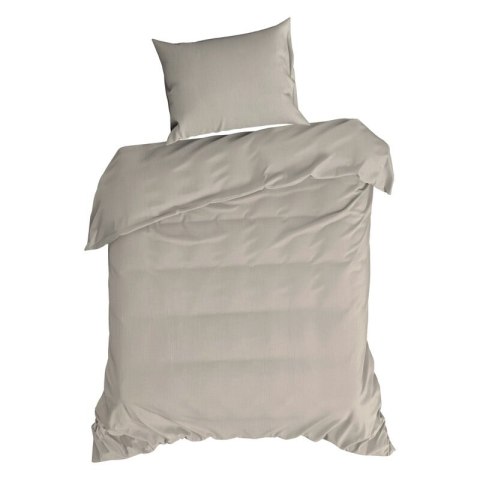 KOMPLET POŚCIELI MUSLIN 220 X 200 CM CIEMNOBEŻOWY