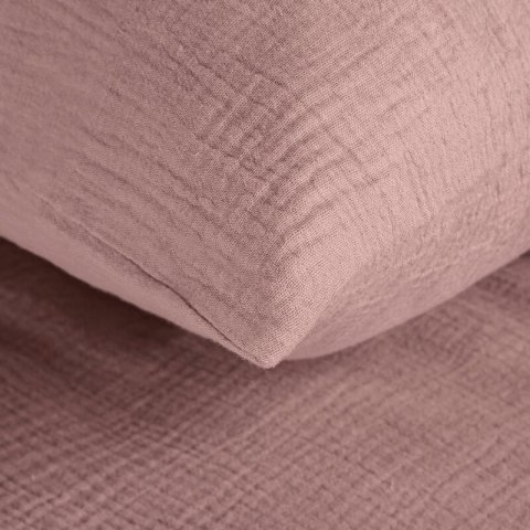 KOMPLET POŚCIELI MUSLIN 220 X 200 CM JASNORÓŻOWY