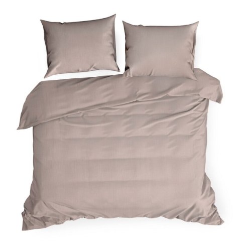 KOMPLET POŚCIELI MUSLIN 220 X 200 CM PUDROWY