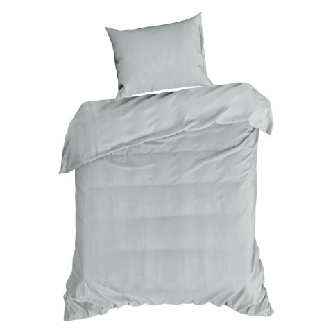 KOMPLET POŚCIELI MUSLIN 220 X 200 CM SREBRNY