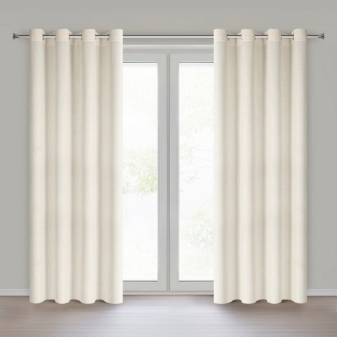 ZASŁONA GOTOWA LINDA 140 X 250 CM NATURALNY