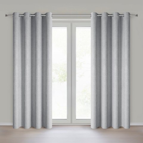 ZASŁONA GOTOWA LINDA 140 X 250 CM STALOWY
