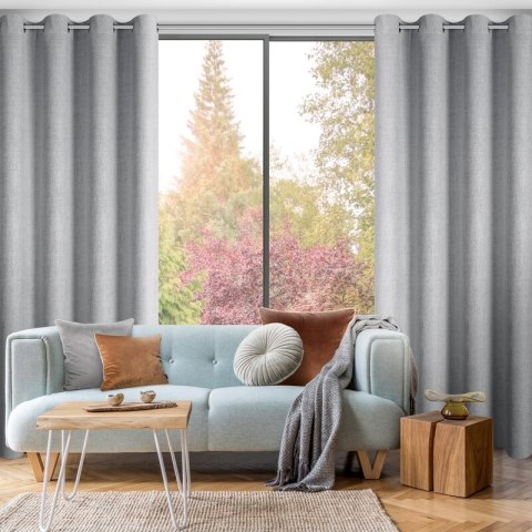 ZASŁONA GOTOWA LINDA 140 X 250 CM STALOWY