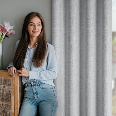 ZASŁONA GOTOWA LINDA 140 X 250 CM STALOWY