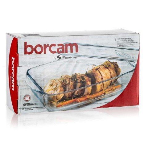 BRYTFANNA SZKLANA ŻAROODPORNA 4,1L Z POKRYWĄ NACZYNIE ŻAROODPORNE