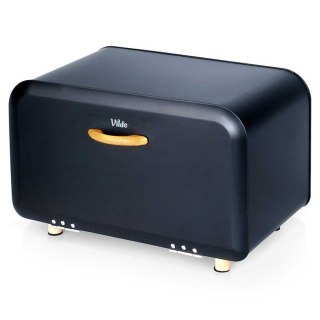 CHLEBAK STALOWY POJEMNIK NA PIECZYWO 259618 CZARNY