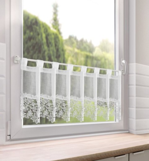 FIRANA GOTOWA ARTEMIDA NA SZELKACH 150 X 40 CM BIAŁY