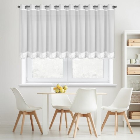 FIRANA GOTOWA LUISA 400 X 80 CM BIAŁY