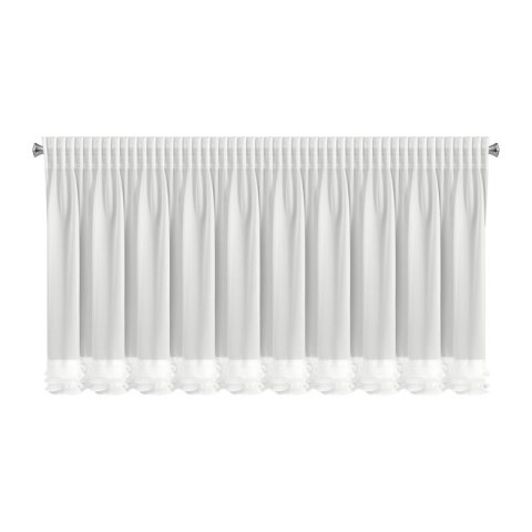 FIRANA GOTOWA LUISA NA TAŚMIE 200 X 70 CM BIAŁY