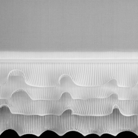 FIRANA GOTOWA LUISA NA TAŚMIE 400 X 160 CM BIAŁY