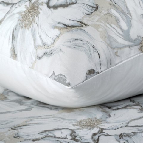 KOMPLET POŚCIELI SATYNOWEJ LISA 140 X 200 CM KREMOWY