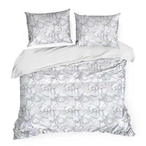 KOMPLET POŚCIELI SATYNOWEJ LISA 160 X 200 CM KREMOWY