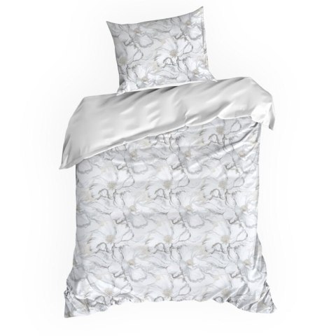 KOMPLET POŚCIELI SATYNOWEJ LISA 220 X 200 CM KREMOWY