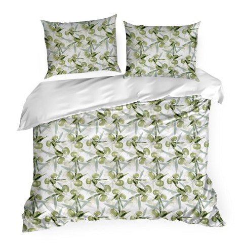 KOMPLET POŚCIELI SATYNOWEJ SPRING 84 140 X 200 CM BIAŁY