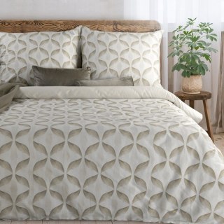 KOMPLET POŚCIELI SATYNOWEJ SPRING103 140 X 200 CM CIEMNOBEŻOWY