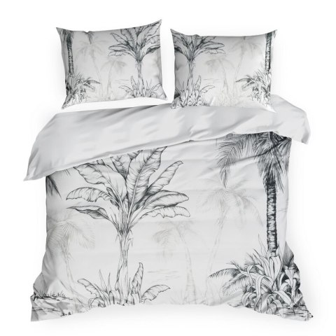 KOMPLET POŚCIELI SATYNOWEJ SPRING104 140 X 200 CM BIAŁY