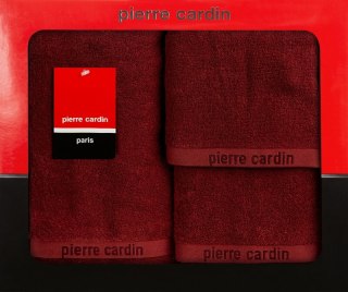 KOMPLET RĘCZNIKÓW 3 SZT EVI 40 X 34 X 9 CM CEGLASTY