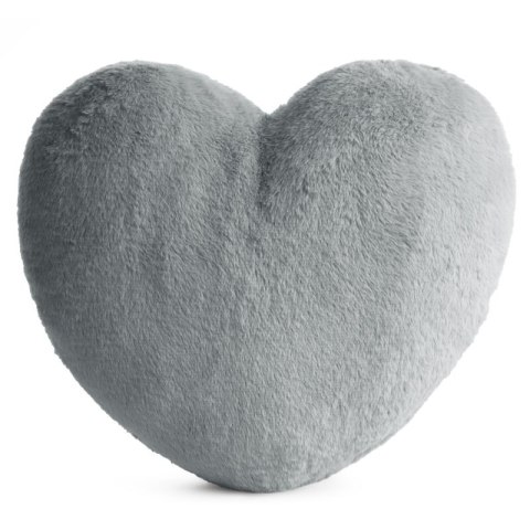 POSZEWKA HEART 45 X 45 CM SREBRNY