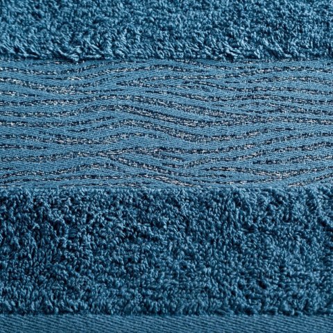 RĘCZNIK AMBER (06) 70 X 140 CM CIEMNOTURKUSOWY