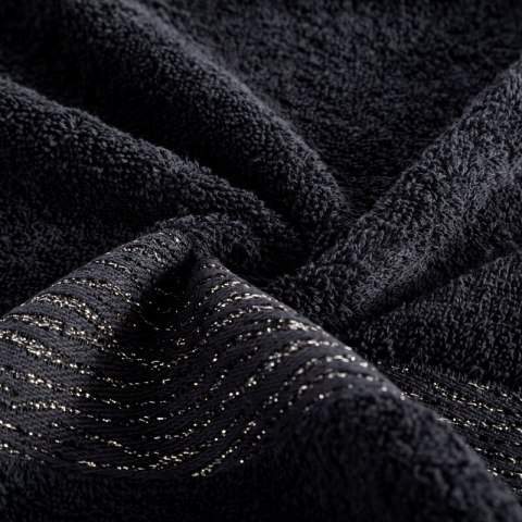 RĘCZNIK AMBER (07) 70 X 140 CM CZARNY