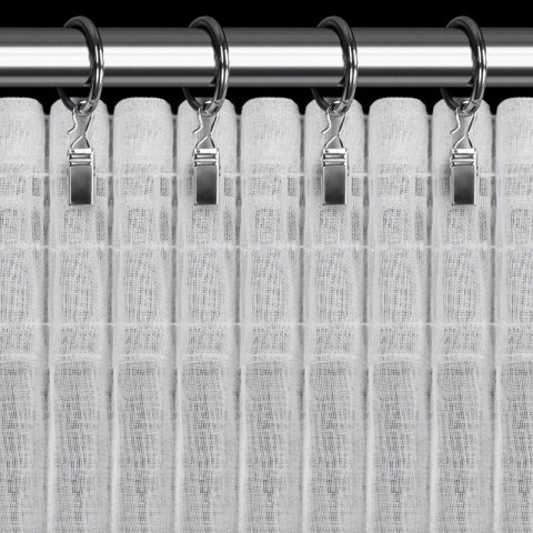 FIRANA GOTOWA HESTIA 1 NA TAŚMIE 400 X 250 CM BIAŁY