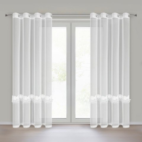 FIRANA GOTOWA ISOLA 140 X 250 CM BIAŁY