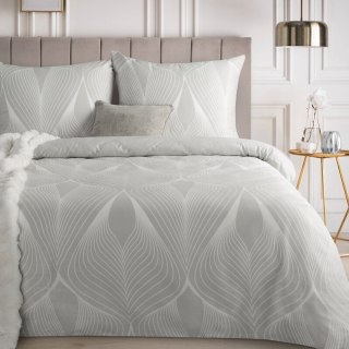 KOMPLET POŚCIELI SATYNOWEJ SPRING 88 160 X 200 CM JASNOSZARY