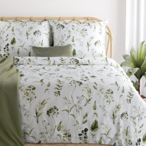 KOMPLET POŚCIELI SATYNOWEJ SPRING105 160 X 200 CM OLIWKOWY