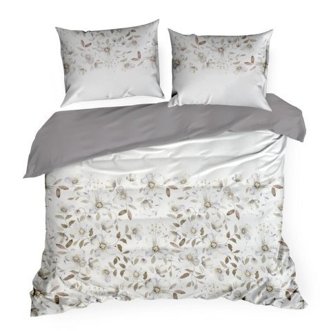 KOMPLET POŚCIELI SATYNOWEJ SPRING106 160 X 200 CM POPIELATY